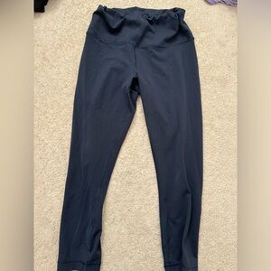 Lululemon wunder train navy leggings size 10